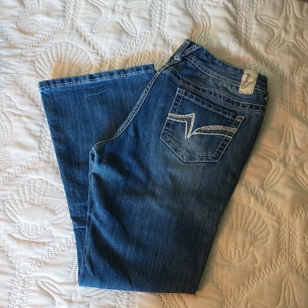 Vanity Women's Boot Cut Jeans in Classic Denim